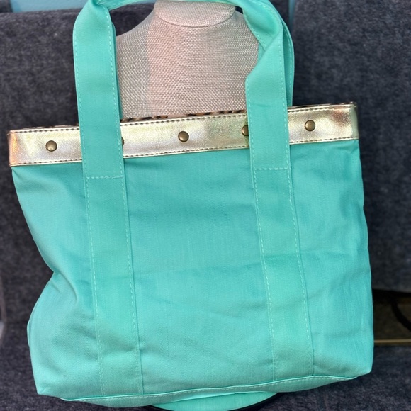 Betsey Johnson x Redken Mint Green Leopard Mini Tote NWT - Picture 3 of 5